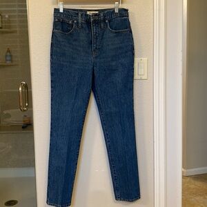 MADEWELL Perfect Vintage Jean size 28. Dark wash.